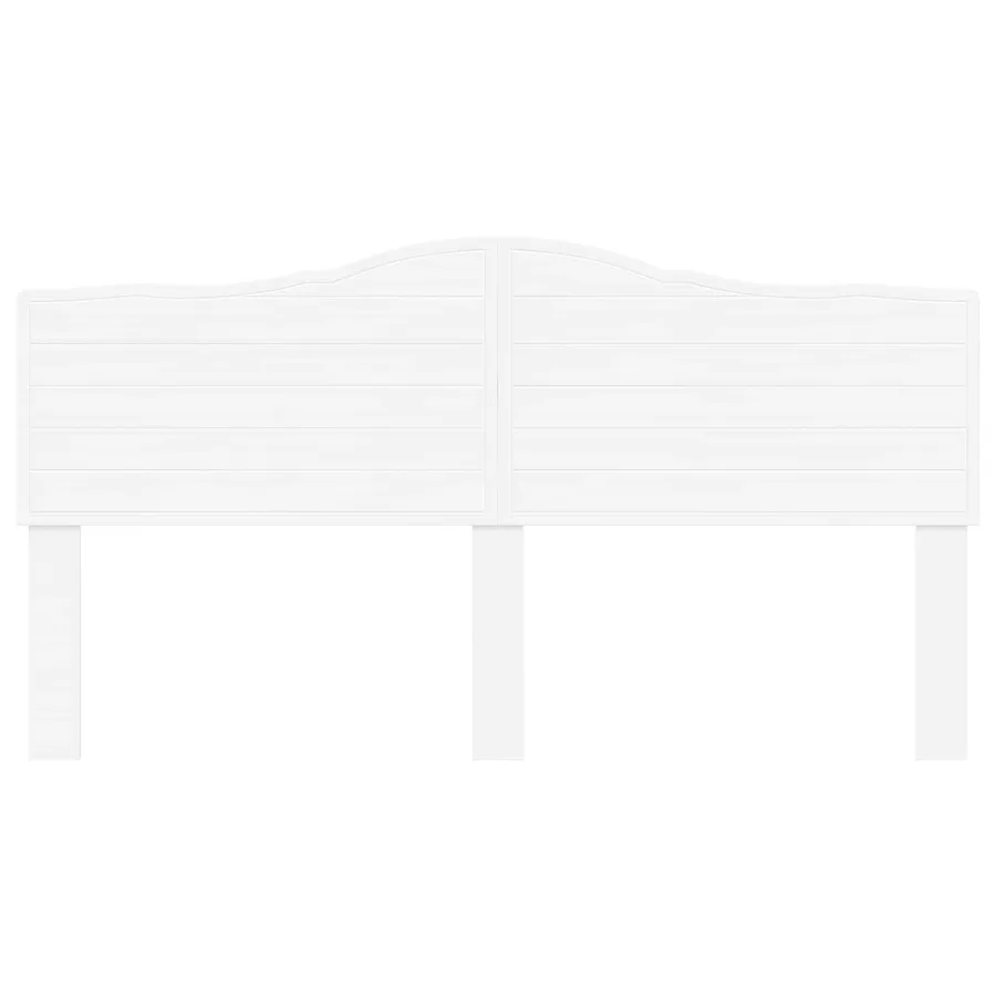 Tête de lit Blanc Bois d'ingénierie - 4