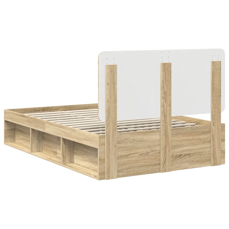 Cadre de lit Sonoma 120 x 200 cm Bois de pin massif - 9