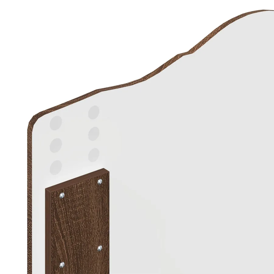 Lit de Rangement Chêne brun 100 x 200 cm Bois d'ingénierie - 12