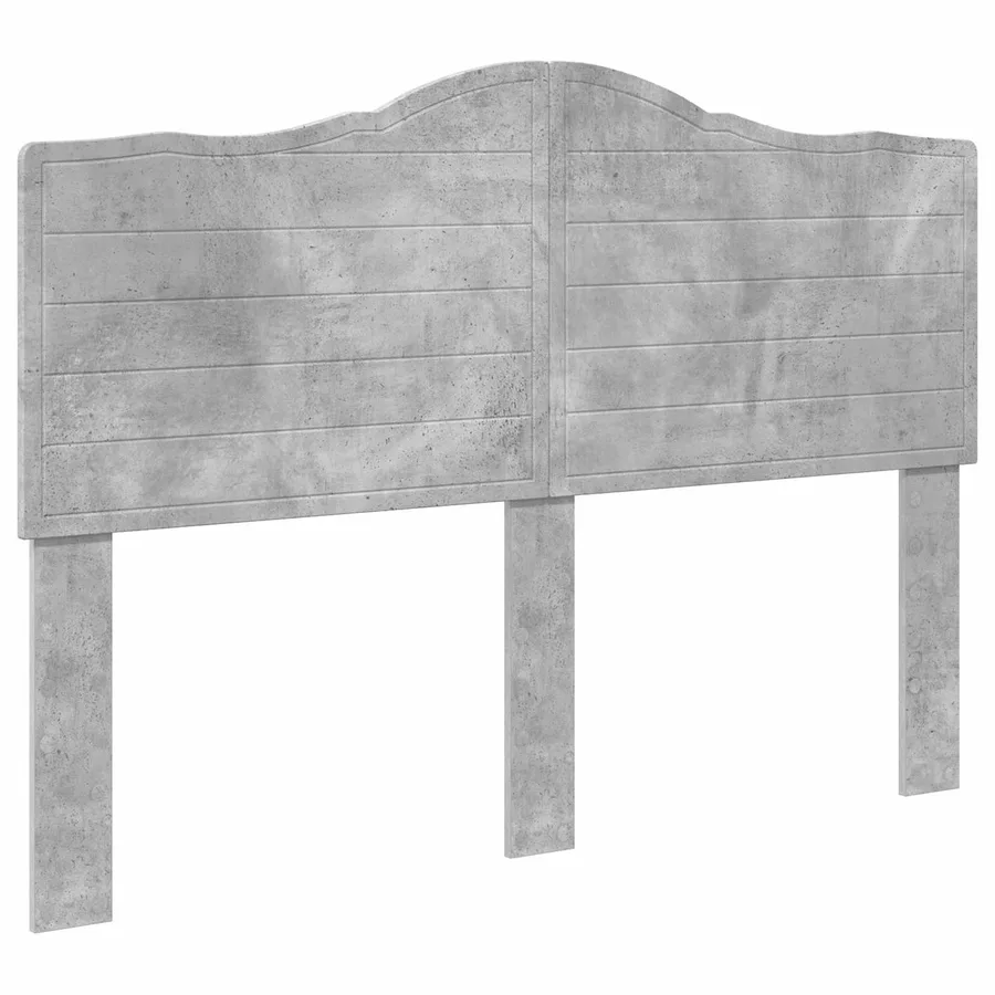 Tête de lit Gris béton Bois d'ingénierie - 2