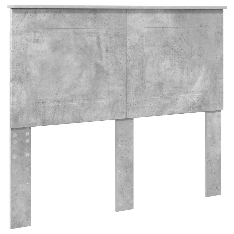Cadre de lit Béton 120 x 200 cm Bois de pin massif - 6