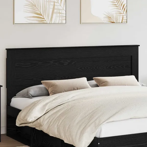 Tête de lit Chêne noir 200 cm Bois d'ingénierie