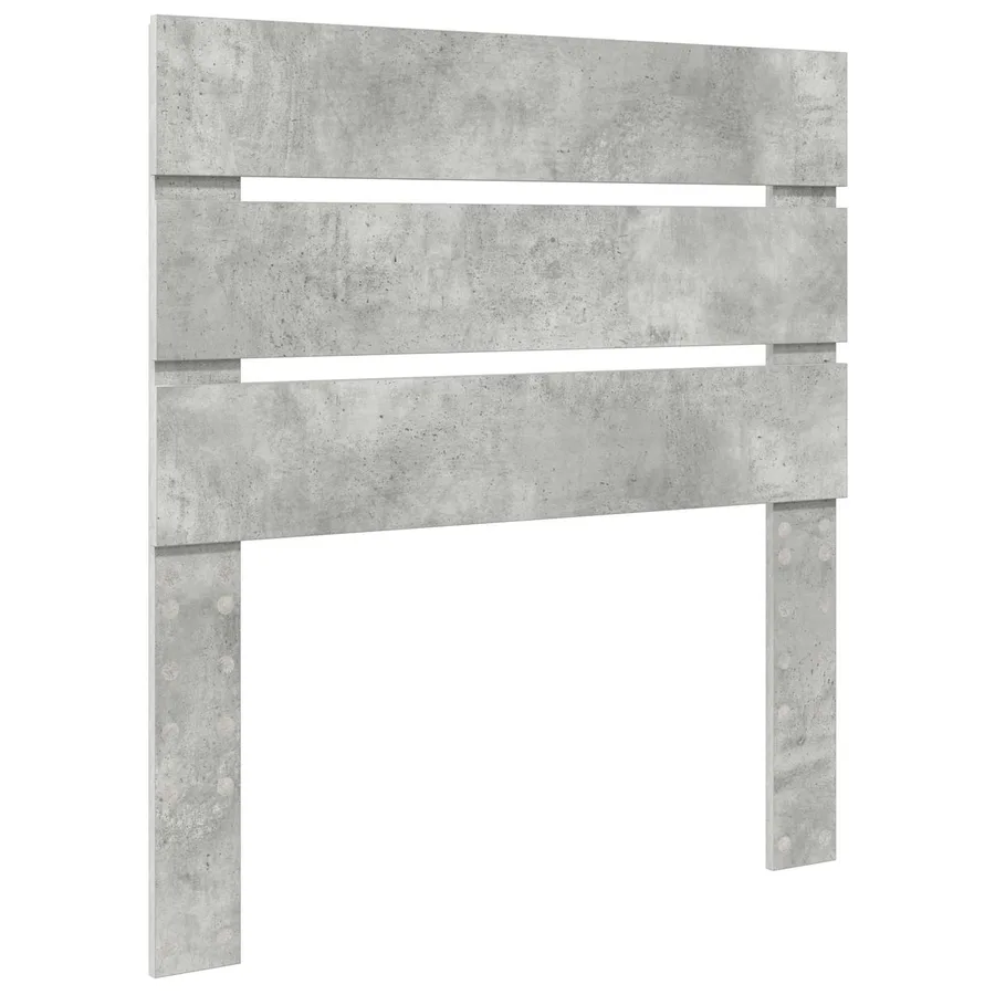 Cadre de lit Gris Béton 90 x 190 cm Bois de pin massif - 6