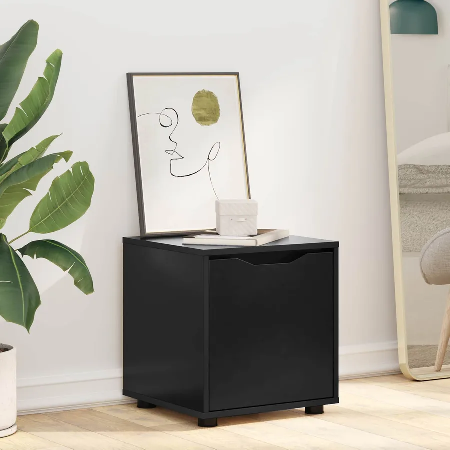 Cabinet de salle de bain Noir 40,5 x 40 x 44 cm - 6