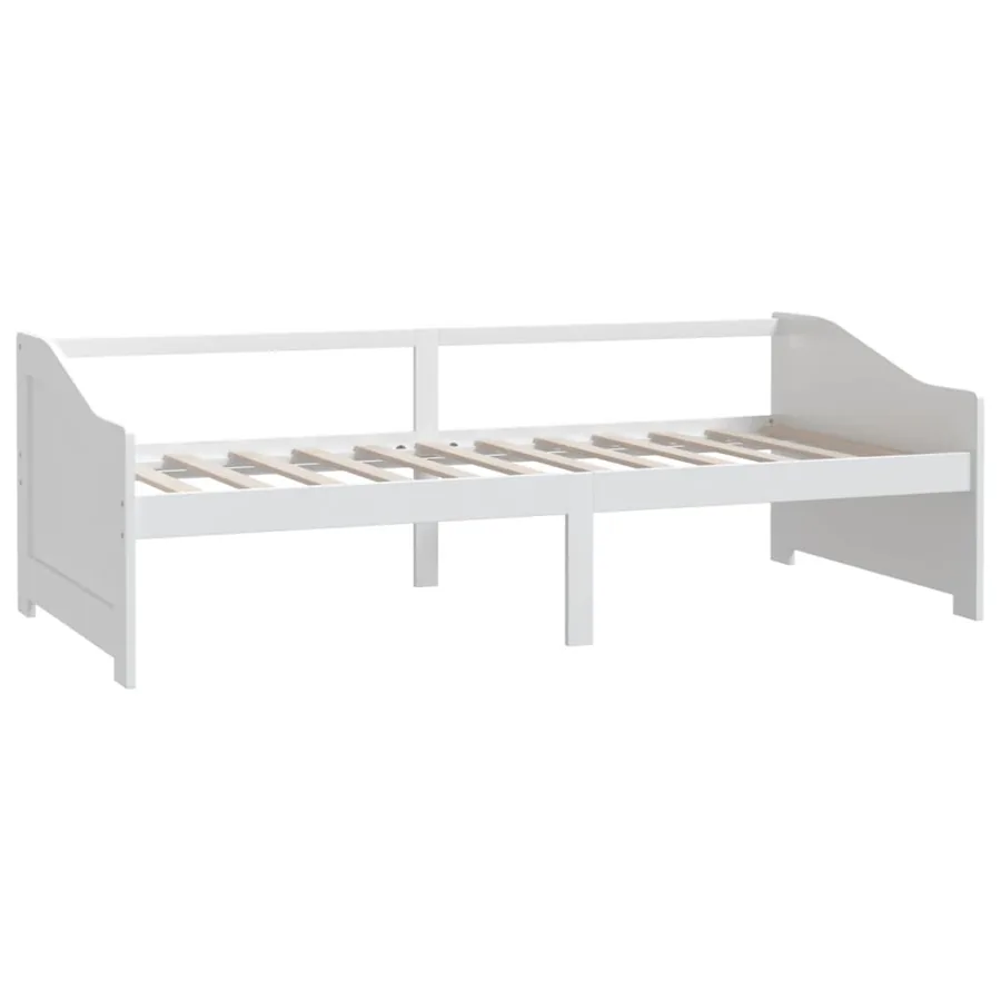 Lit de repos 3 places sans matelas Blanc 90x200 cm - 3