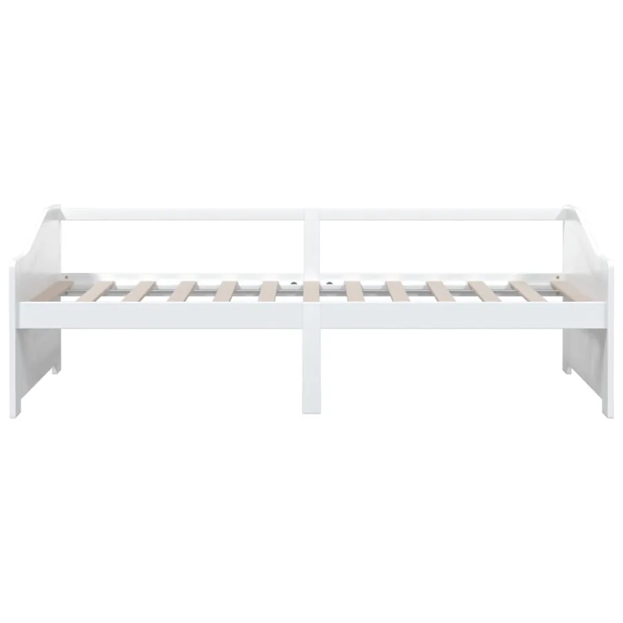 Lit de repos 3 places sans matelas Blanc 90x200 cm - 4