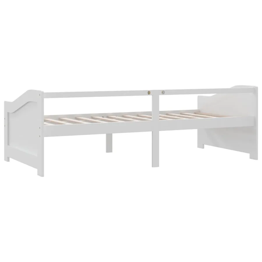 Lit de repos 3 places sans matelas Blanc 90x200 cm - 5