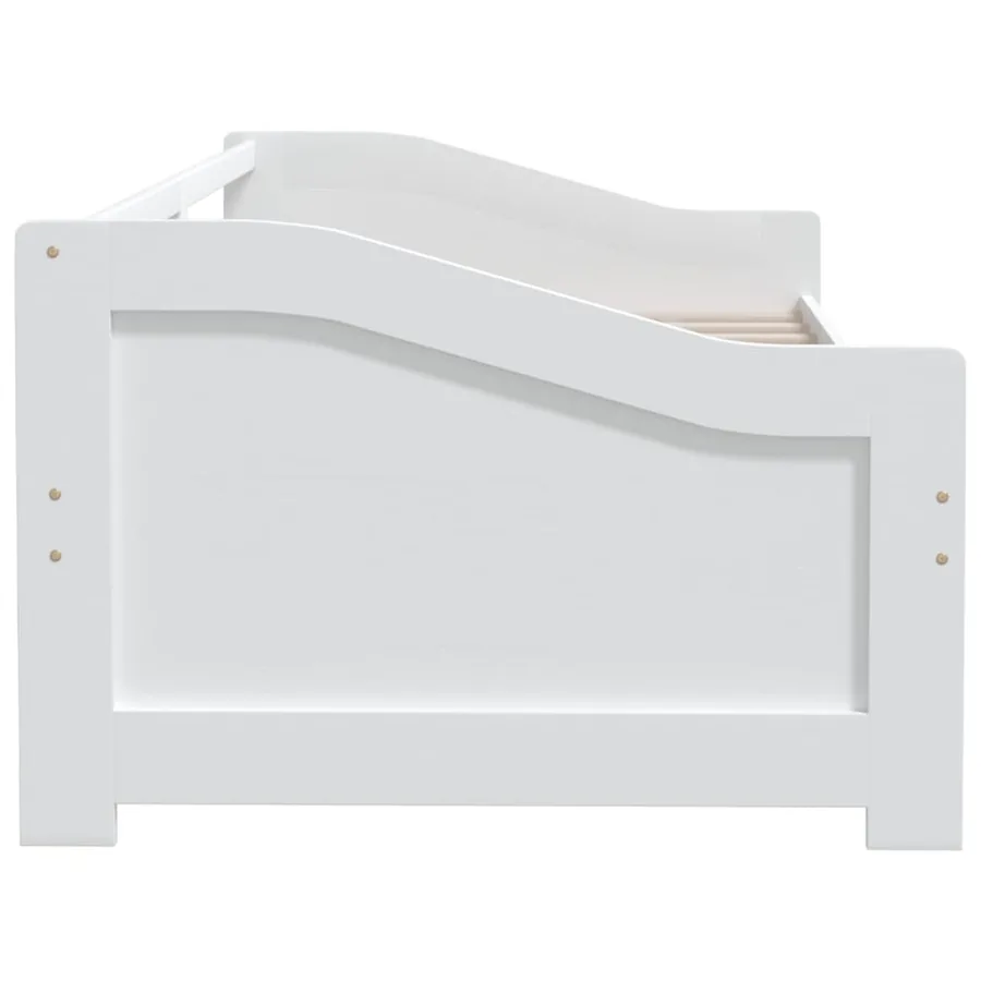 Lit de repos 3 places sans matelas Blanc 90x200 cm - 6