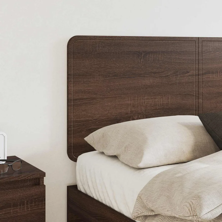 Tête de lit Chêne brun 100 cm Bois d'ingénierie - 3