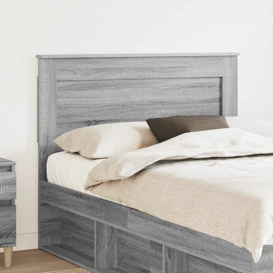 Tête de lit Gris Sonoma 120 cm Bois d'ingénierie