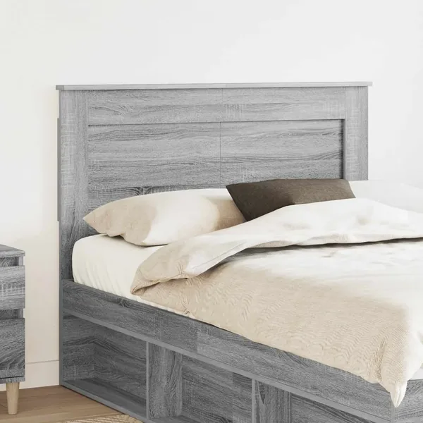 Tête de lit Gris Sonoma 120 cm Bois d'ingénierie