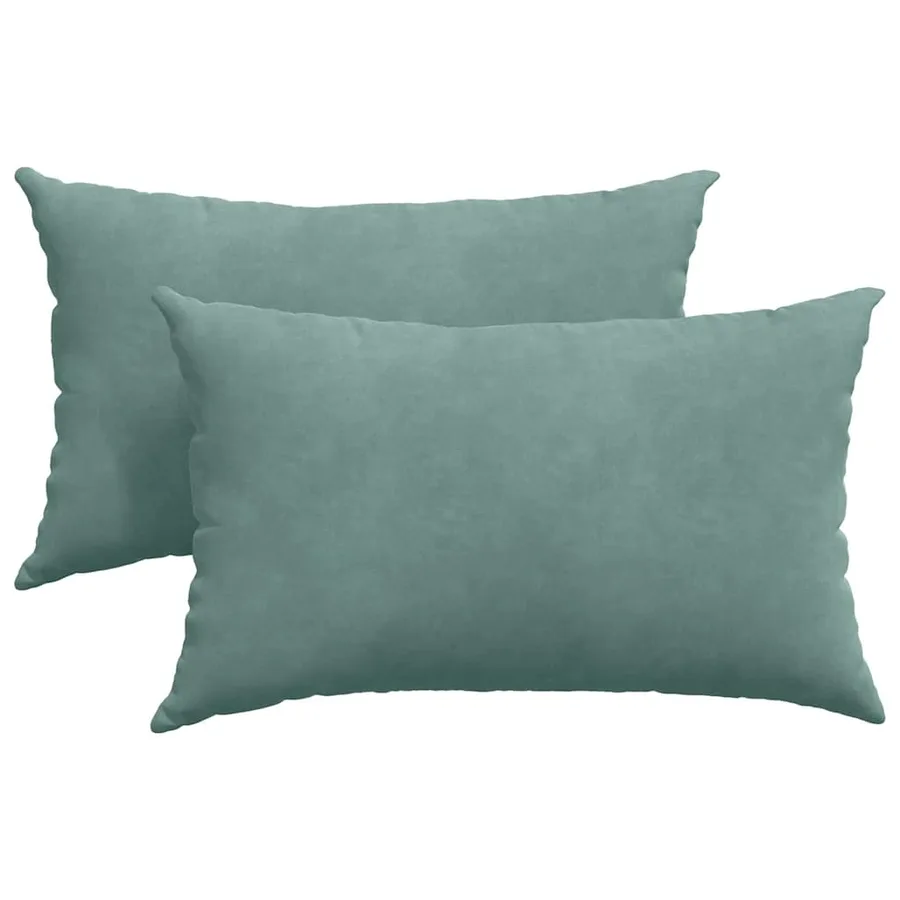 Coussins de canapé 2 pcs Vert Mer 50 x 30 cm - 2