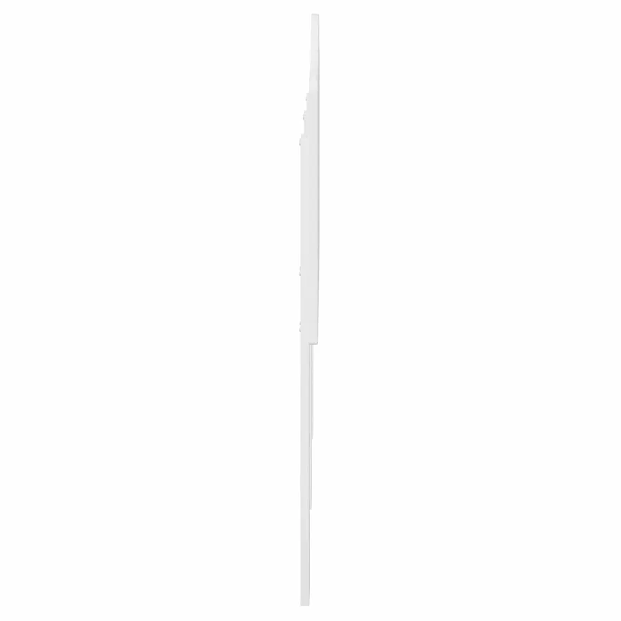 Tête de lit Blanc Brillant Bois d'ingénierie - 5