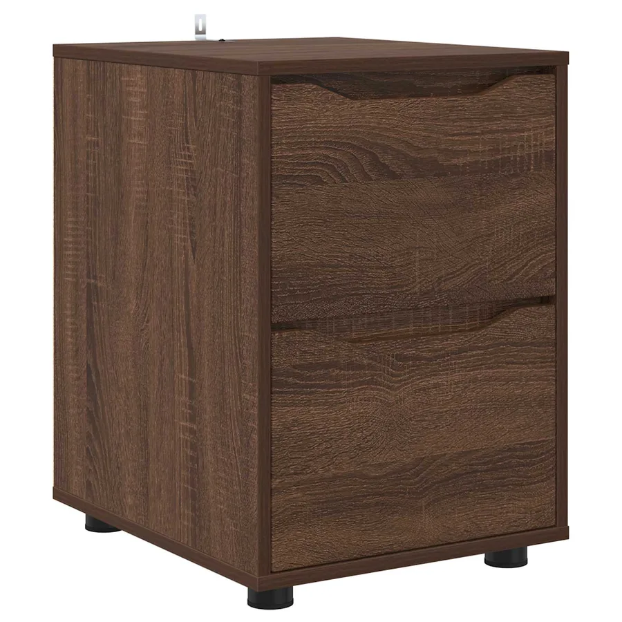 Armoire de rangement Chêne brun 40 x 48 x 57 cm - 2