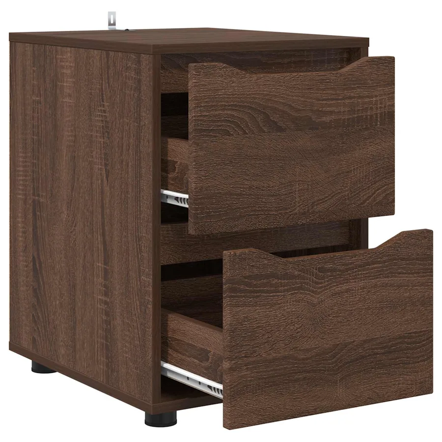 Armoire de rangement Chêne brun 40 x 48 x 57 cm - 5