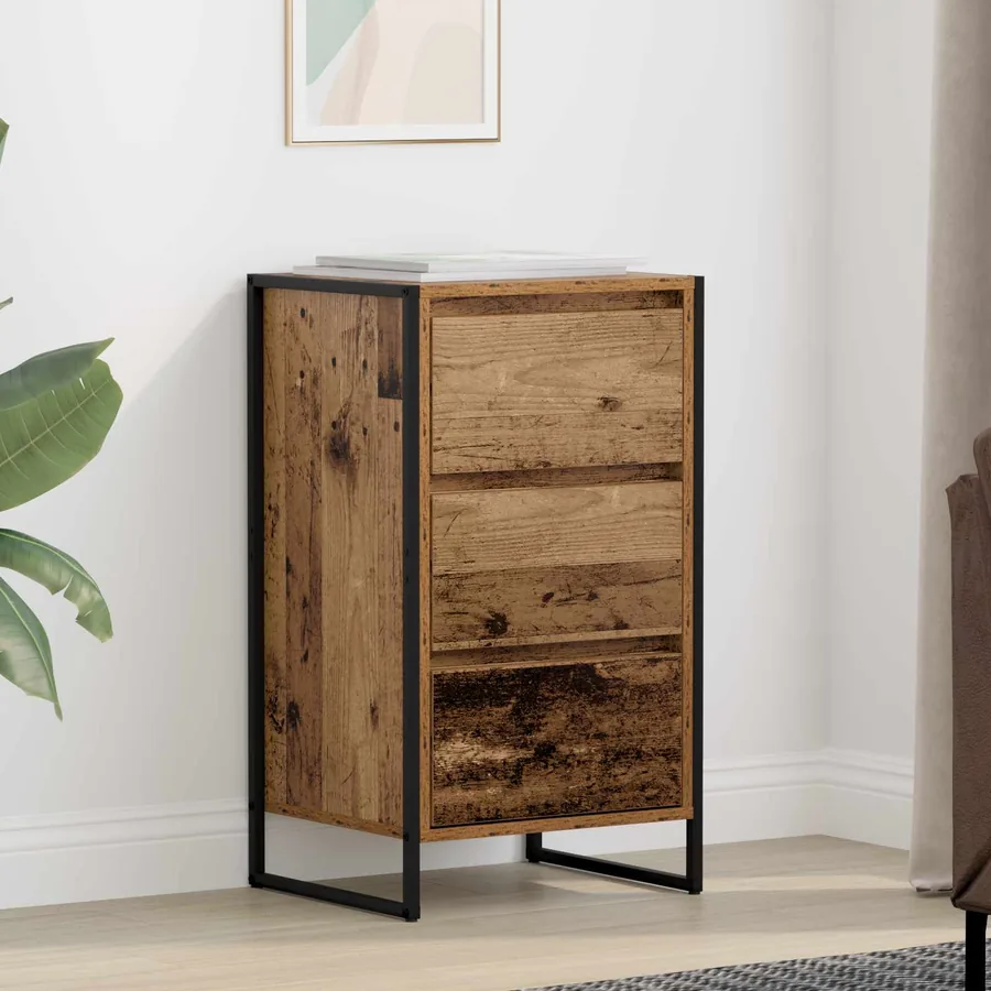 Buffet Bois Ancien 42 x 36 x 75.5 cm Bois d'ingénierie