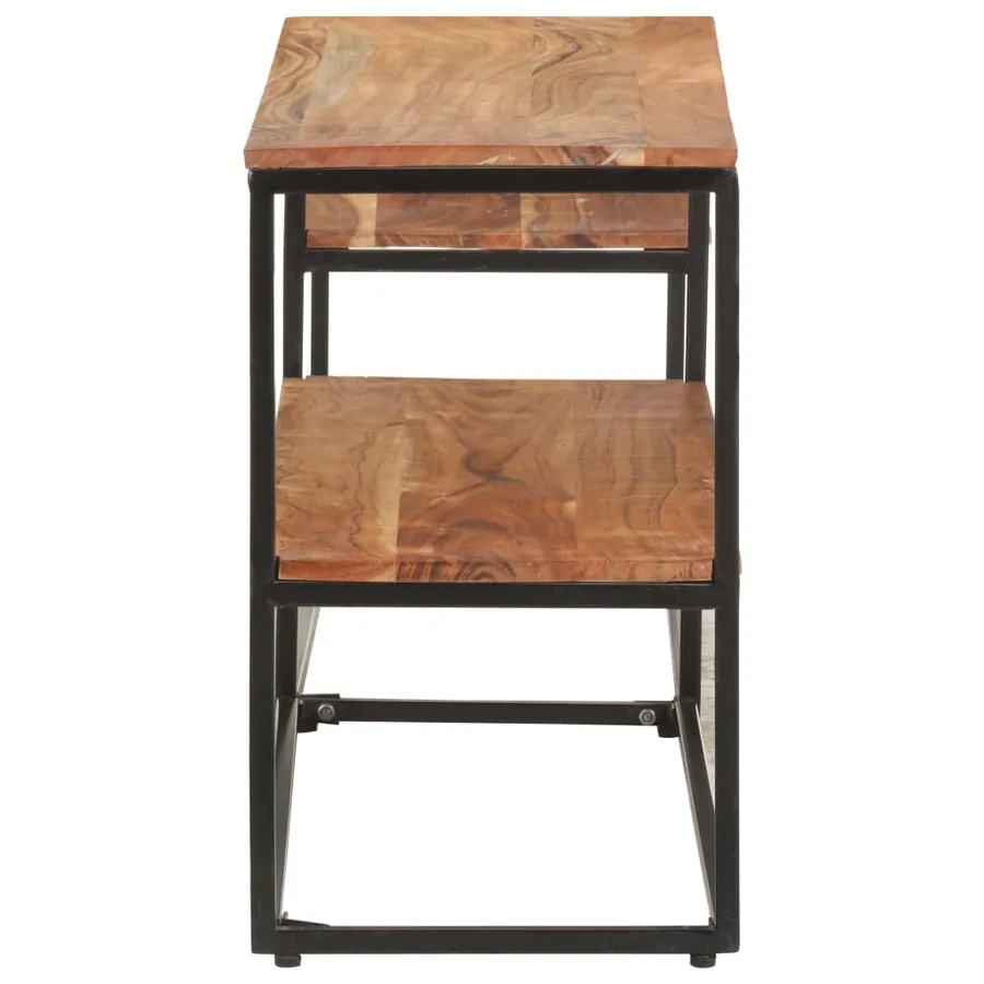 Meuble TV 180x30x50 cm Bois d'acacia massif - 3