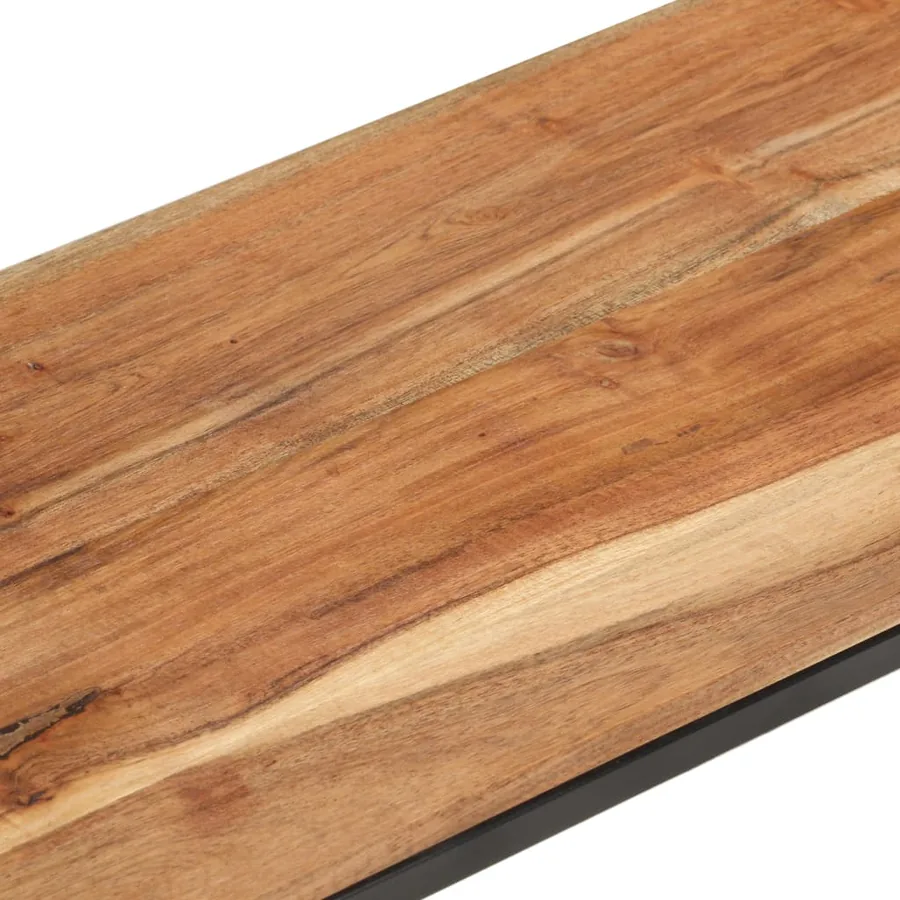 Meuble TV 180x30x50 cm Bois d'acacia massif - 6