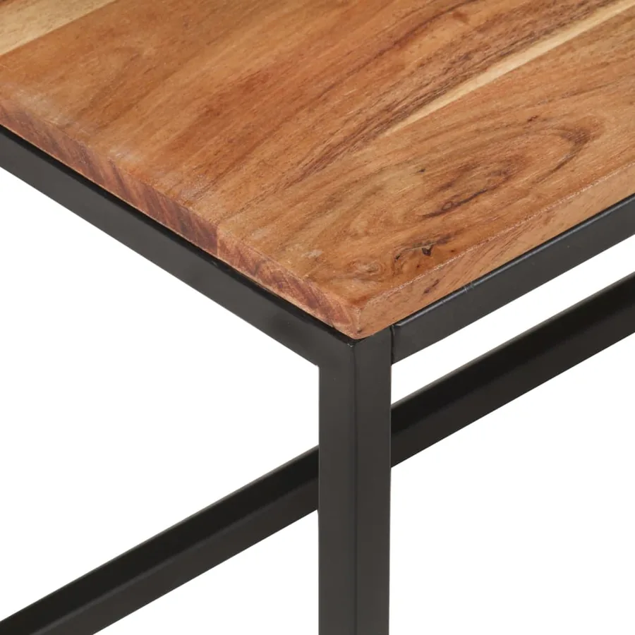 Meuble TV 180x30x50 cm Bois d'acacia massif - 7