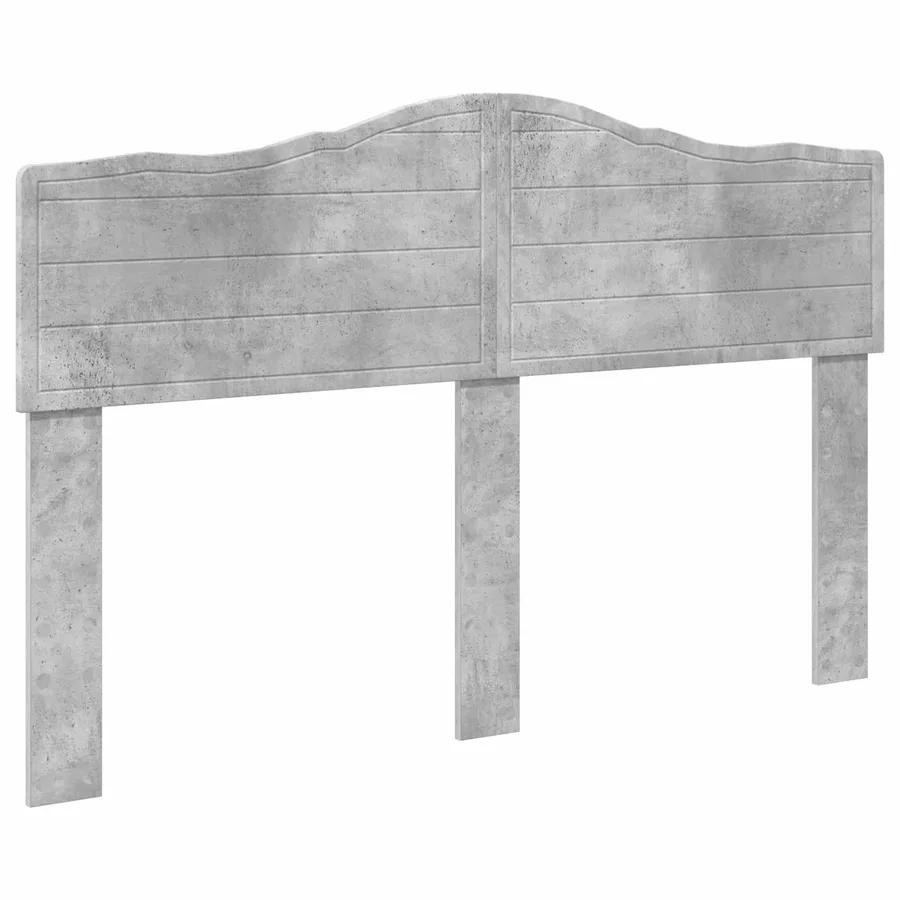 Tête de lit Gris béton Bois d'ingénierie - 2