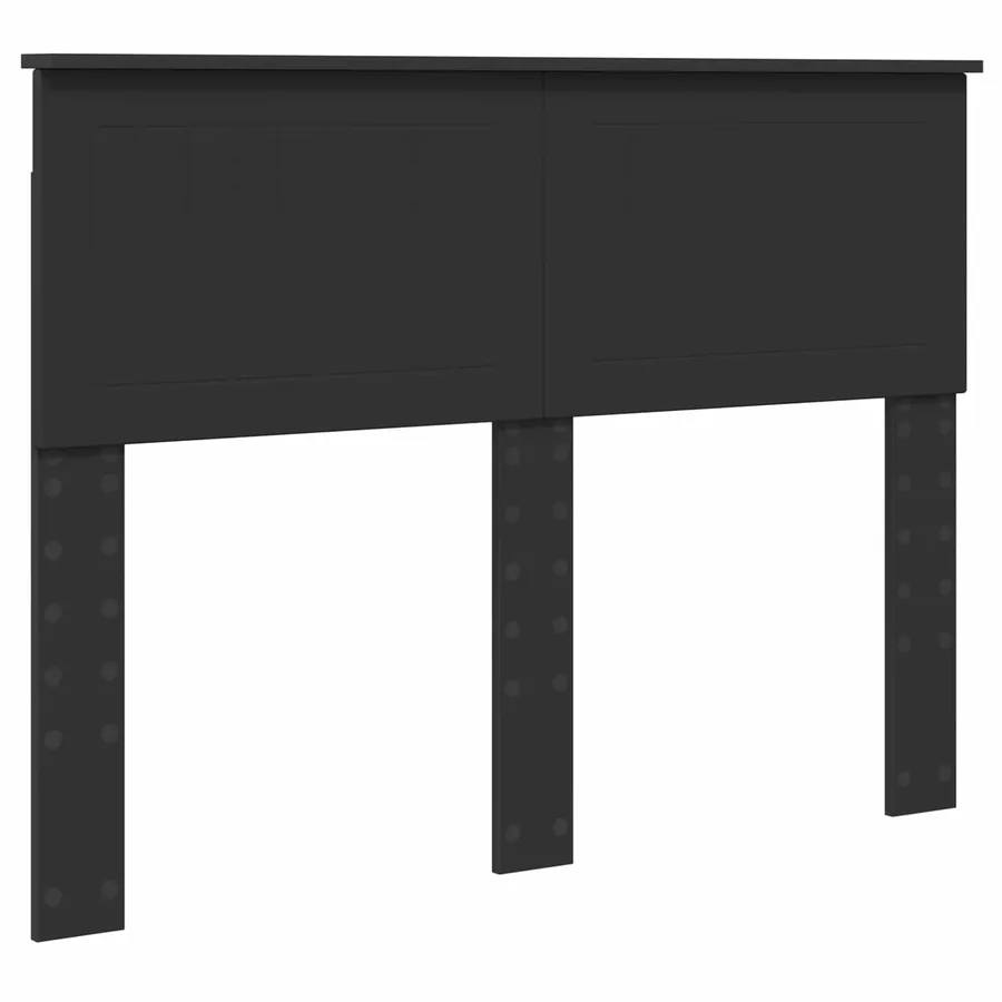 Lit de Rangement Noir 120 x 190 cm Bois d'ingénierie - 7