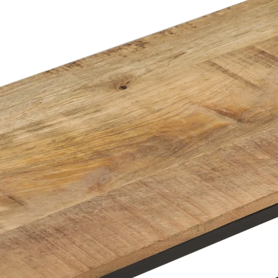 Meuble TV 180x30x50 cm Bois de manguier brut - 6