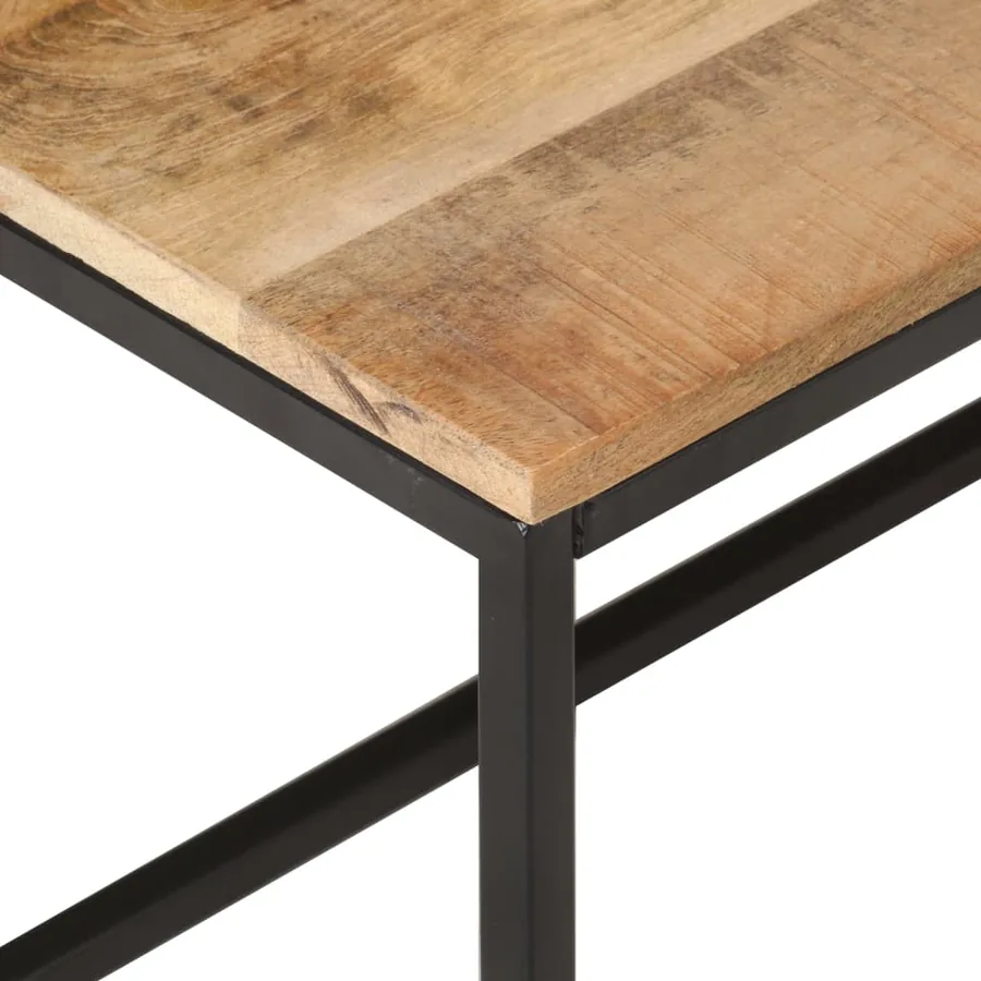 Meuble TV 180x30x50 cm Bois de manguier brut - 7