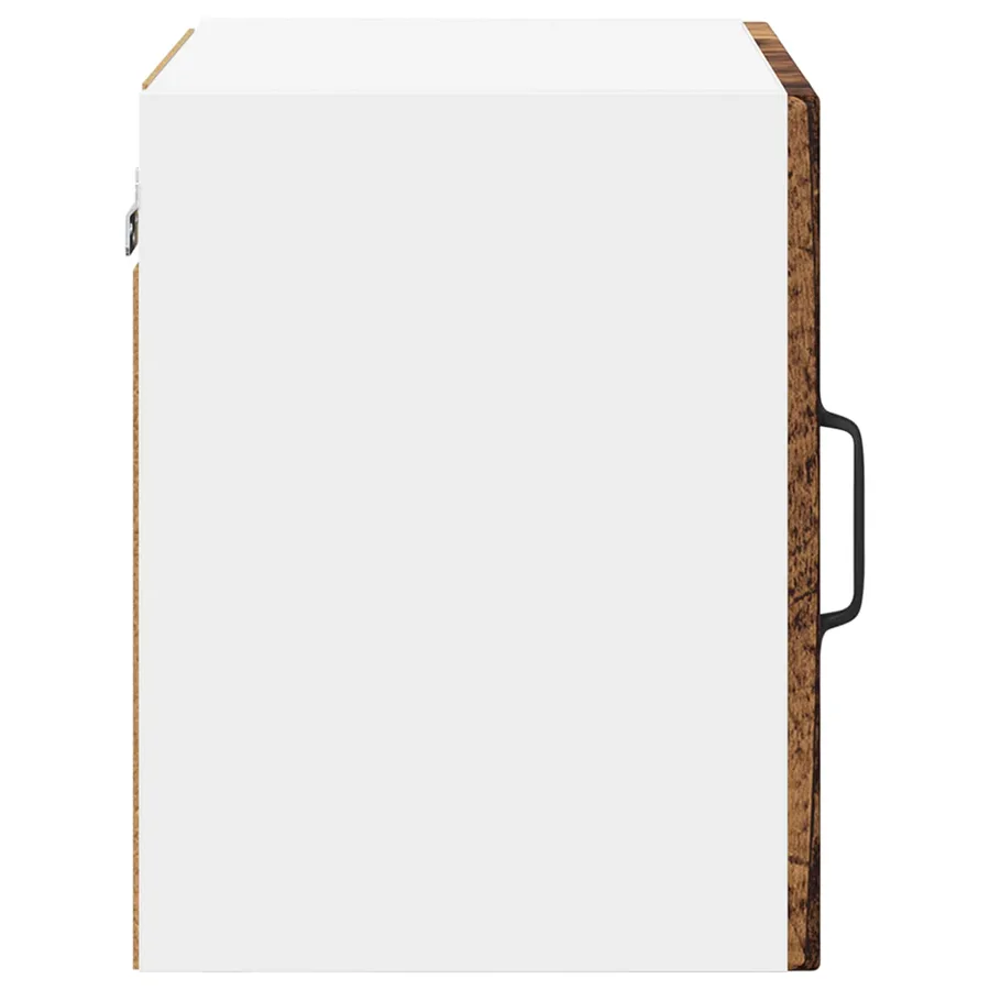 Cabinet en verre mural PORTO Bois ancien 40 x 31 x 40 cm - 7
