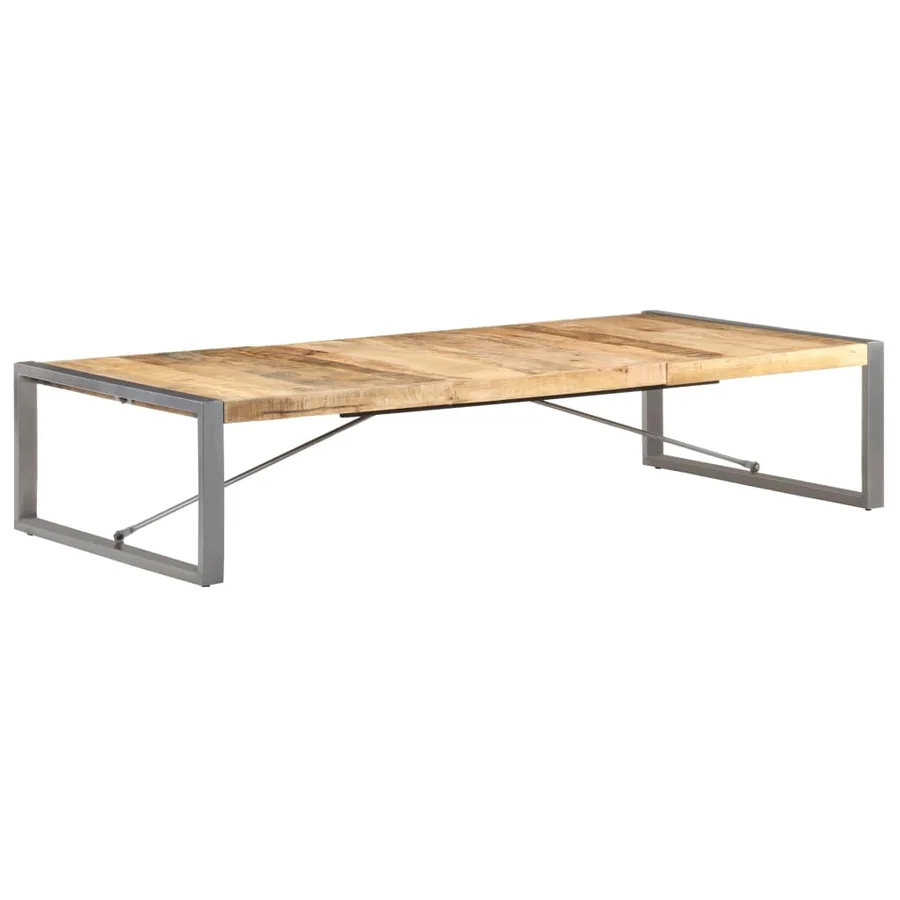 Table basse 180x90x40 cm Bois de manguier brut - 10