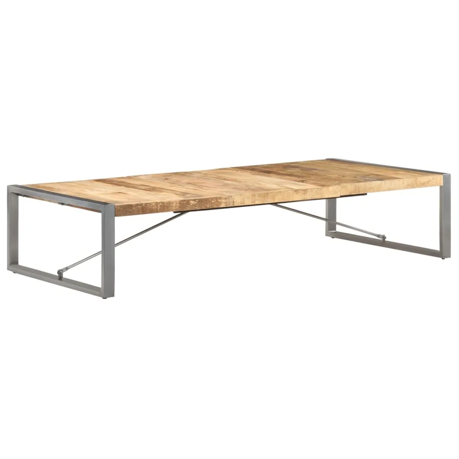 Table basse 180x90x40 cm Bois de manguier brut - 9
