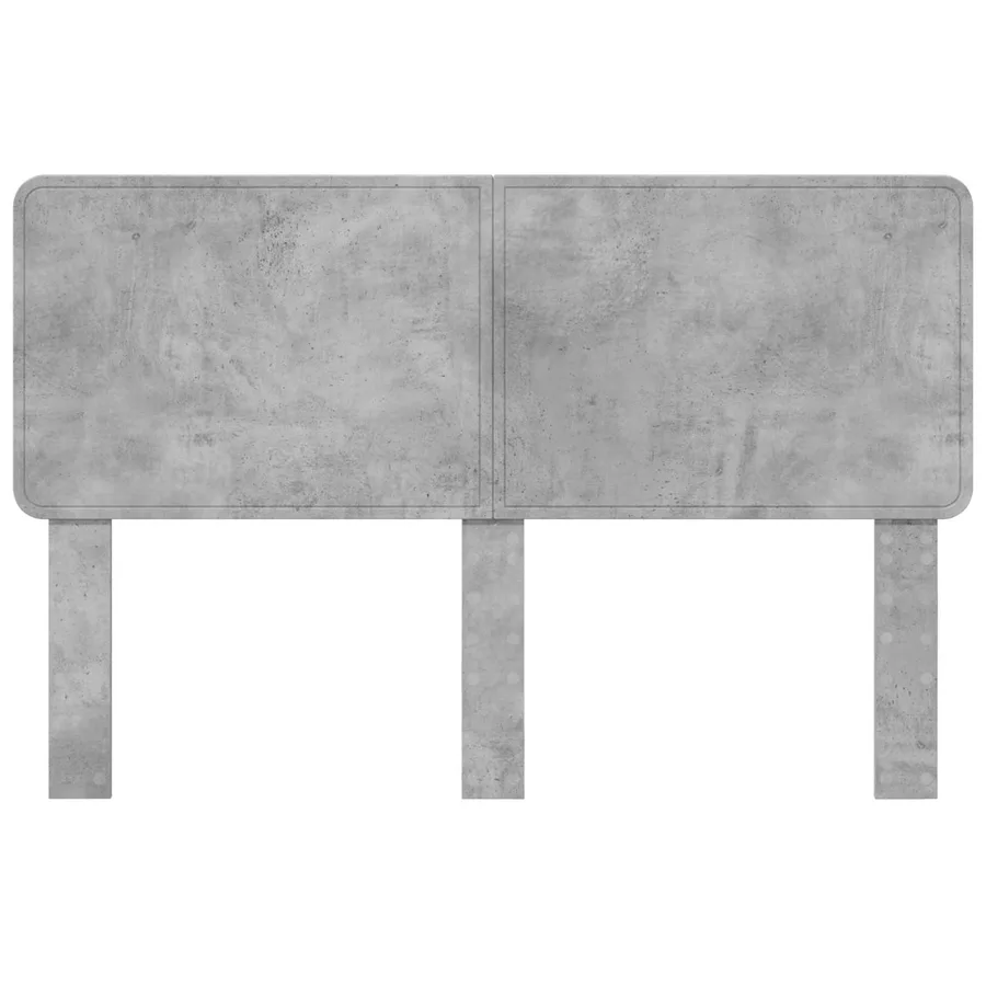 Tête de lit Gris béton Bois d'ingénierie - 4