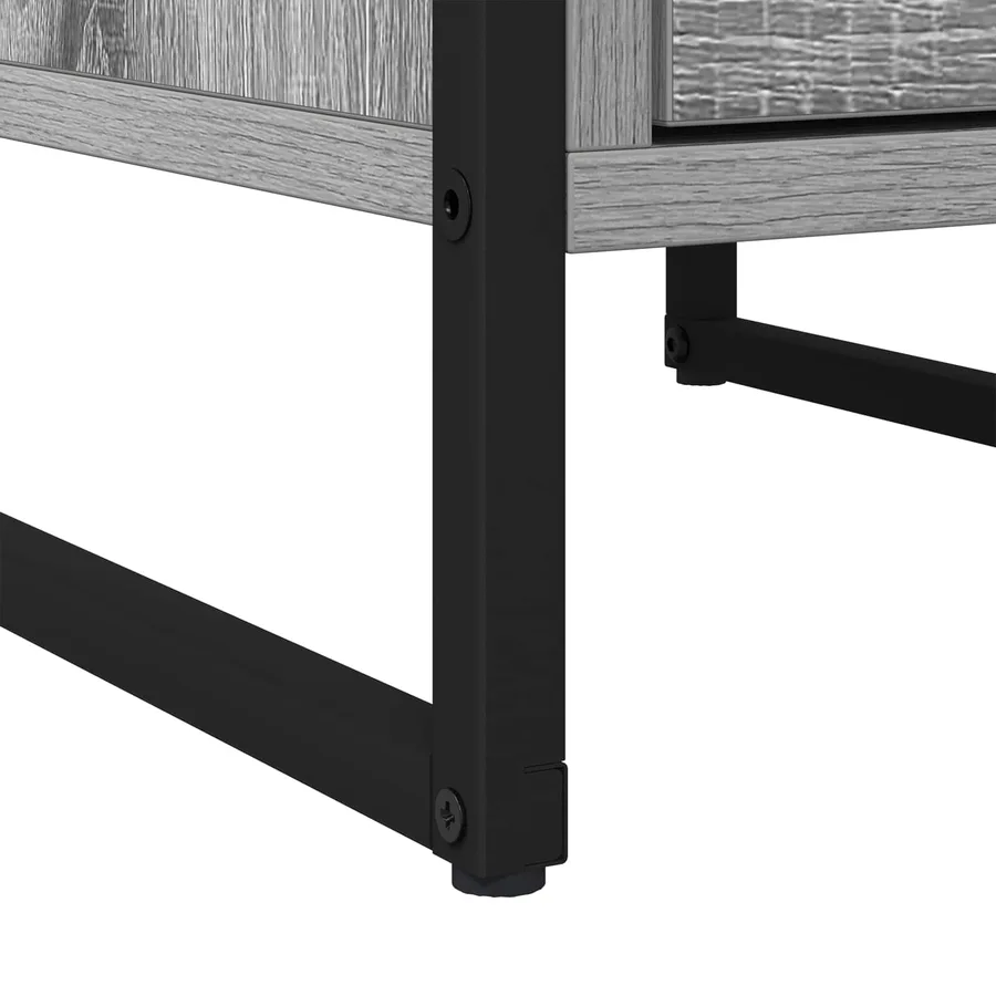 Table de chevet avec tiroir 2 pcs Gris Sonoma 39,5 x 30 x 50 cm - 11