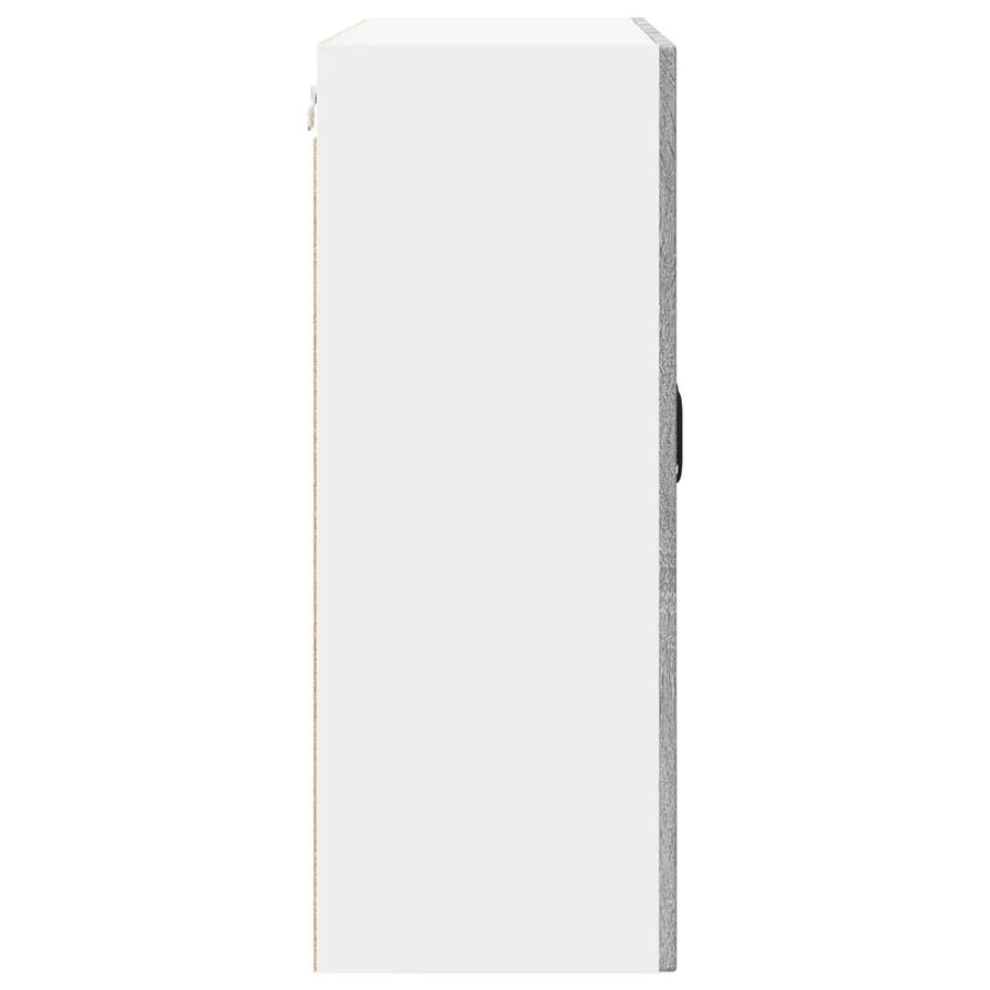 Cabinet en verre mural PORTO Gris Sonoma 80 x 31 x 80 cm - 7
