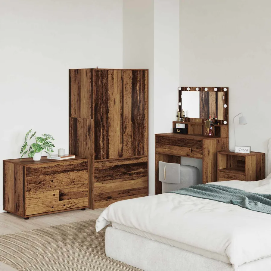 Armoire de rangement Bois Ancien 80 x 48 x 57 cm