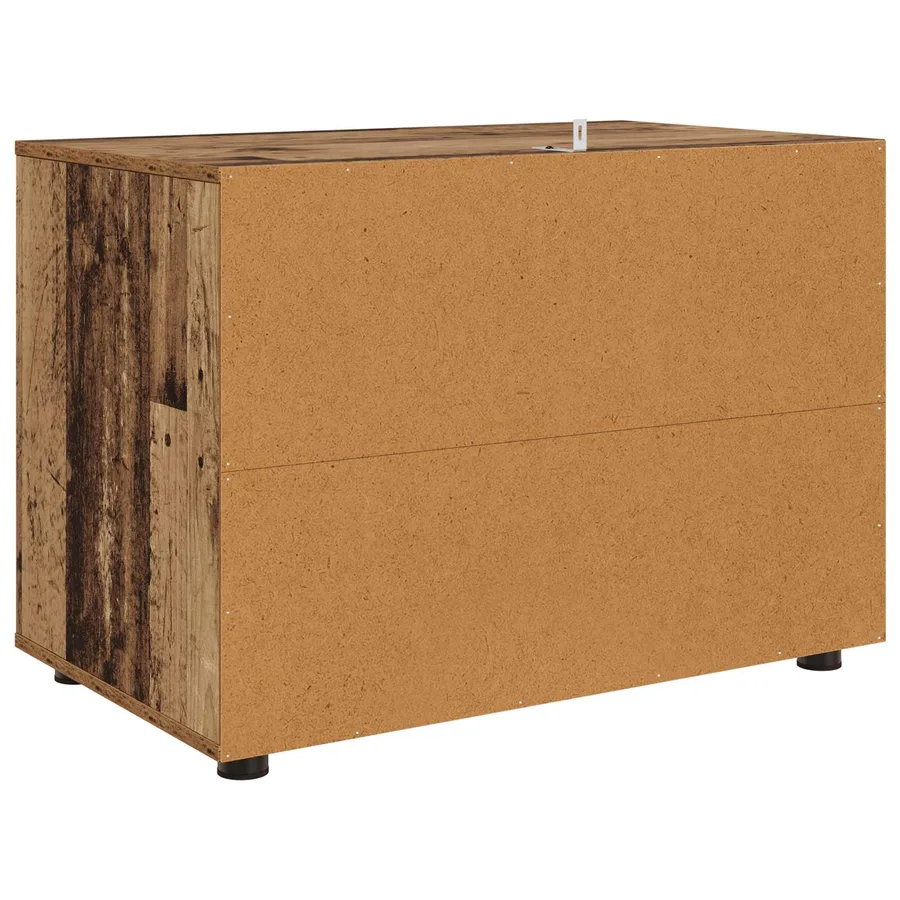 Armoire de rangement Bois Ancien 80 x 48 x 57 cm - 10