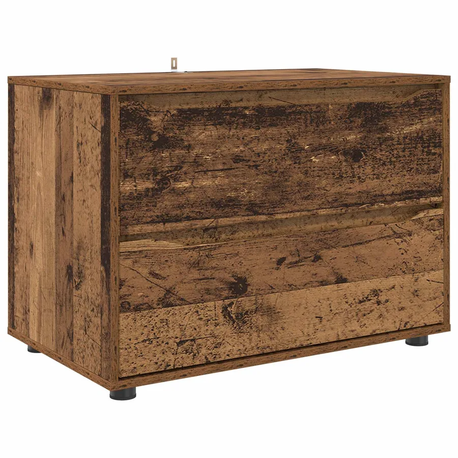 Armoire de rangement Bois Ancien 80 x 48 x 57 cm - 2
