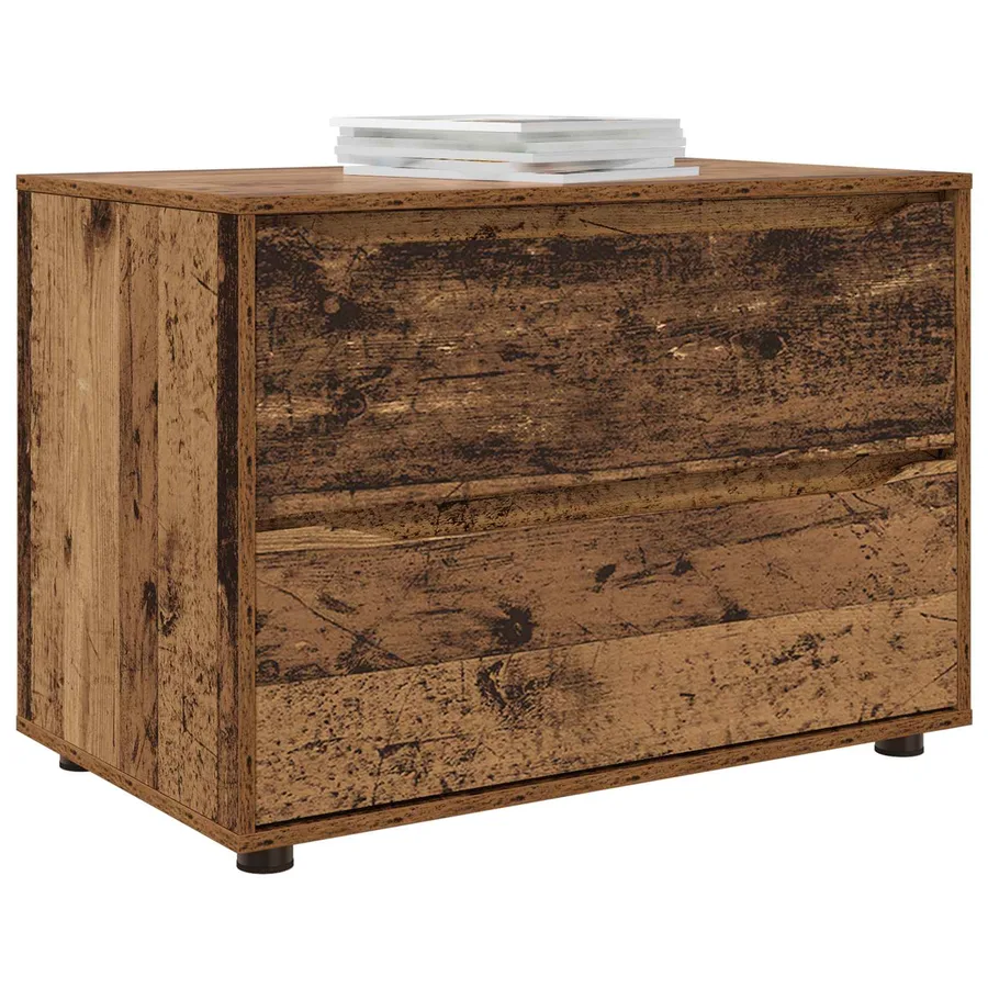 Armoire de rangement Bois Ancien 80 x 48 x 57 cm - 3