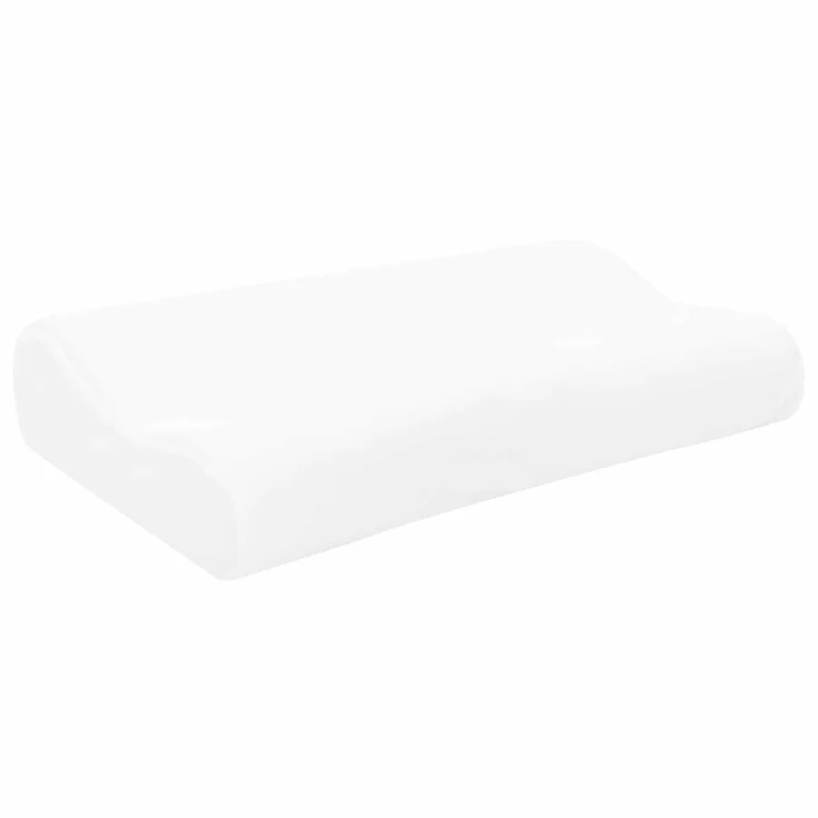 Coussin de sommeil Uni Blanc 50 x 30 x 10,5 cm - 3