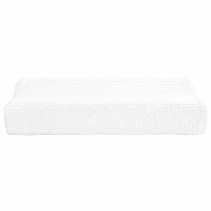Coussin de sommeil Uni Blanc 50 x 30 x 10,5 cm - 4