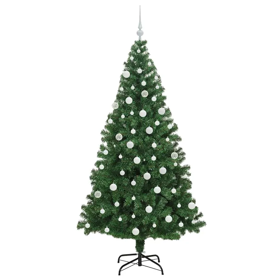 Sapin de Noël artificiel Vert 180 cm PVC, Acier et Plastique - 4