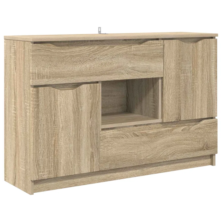 Buffet Chêne Sonoma 100 x 30 x 65,6 Bois d'ingénierie - 2