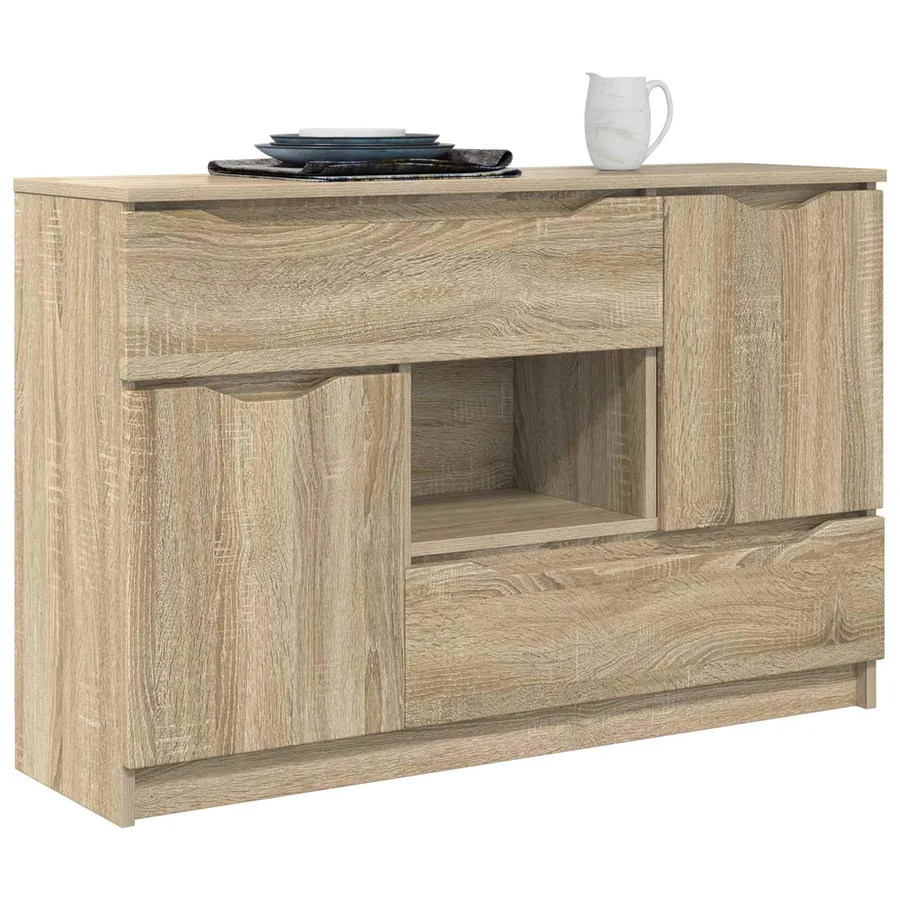 Buffet Chêne Sonoma 100 x 30 x 65,6 Bois d'ingénierie - 3