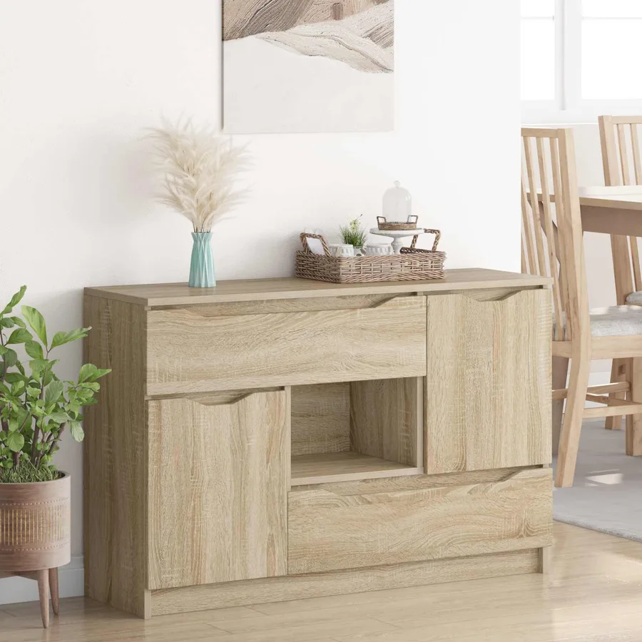 Buffet Chêne Sonoma 100 x 30 x 65,6 Bois d'ingénierie - 4