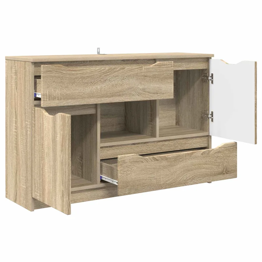 Buffet Chêne Sonoma 100 x 30 x 65,6 Bois d'ingénierie - 5