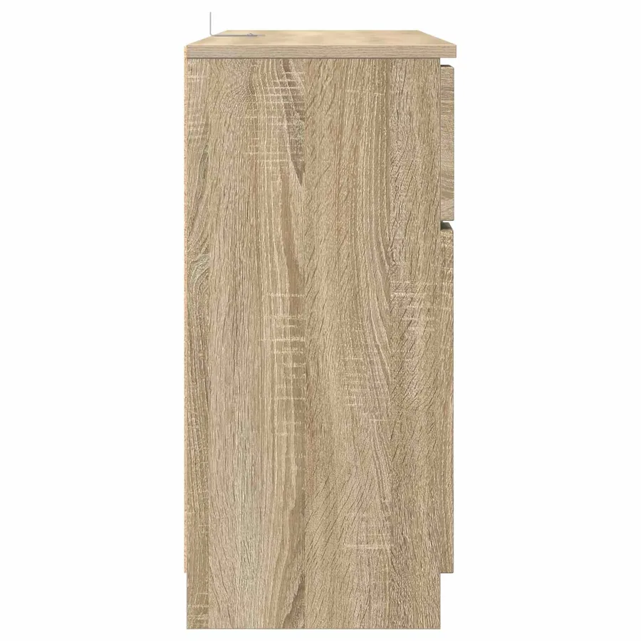 Buffet Chêne Sonoma 100 x 30 x 65,6 Bois d'ingénierie - 7