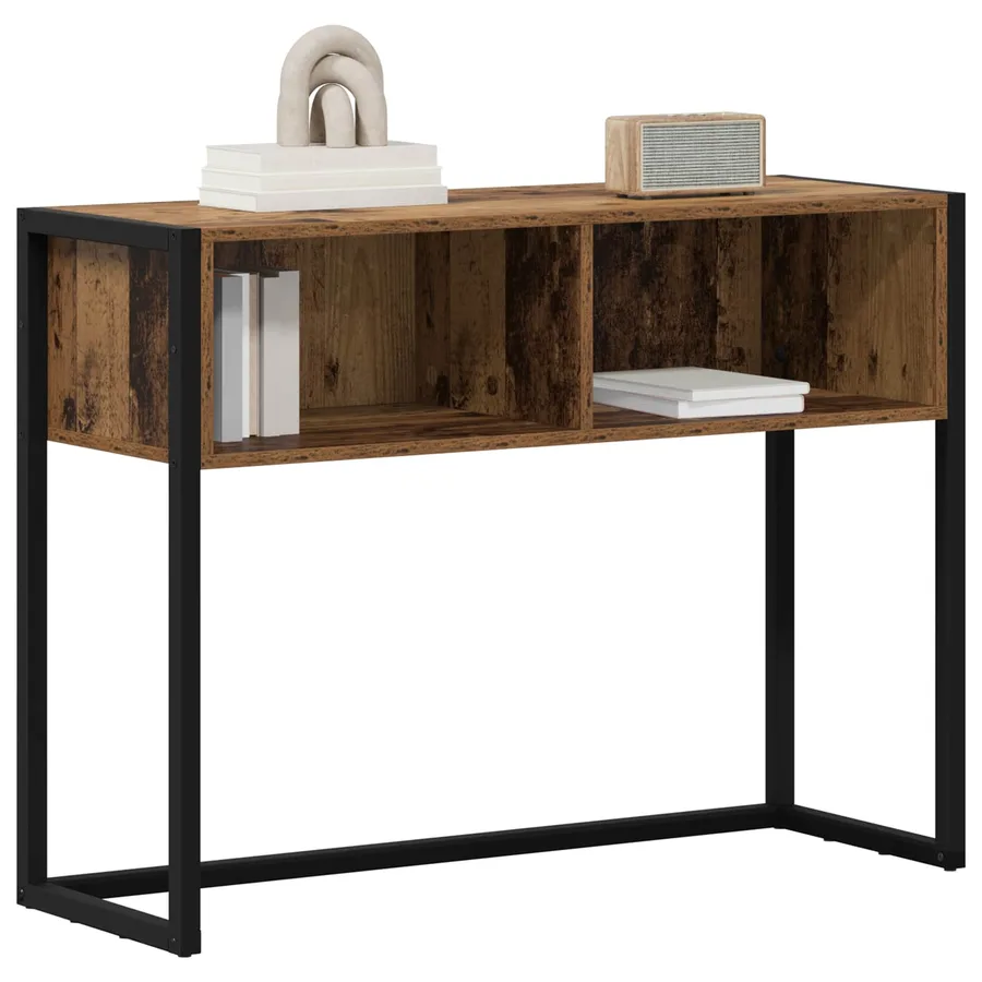 Table d'appoint Bois Ancien 100 x 36 x 75 cm Bois d'ingénierie - 3