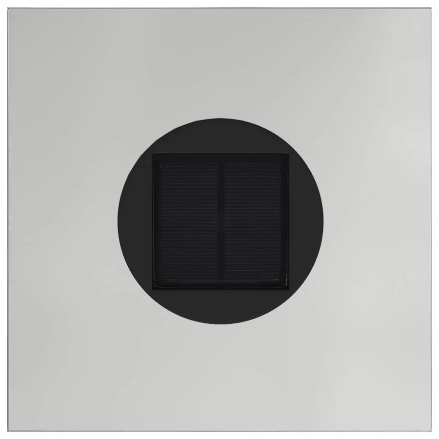 Lumière de Chemin LED Solaire 2 pcs Blanc chaud 18 x 18 x 50 cm - 9