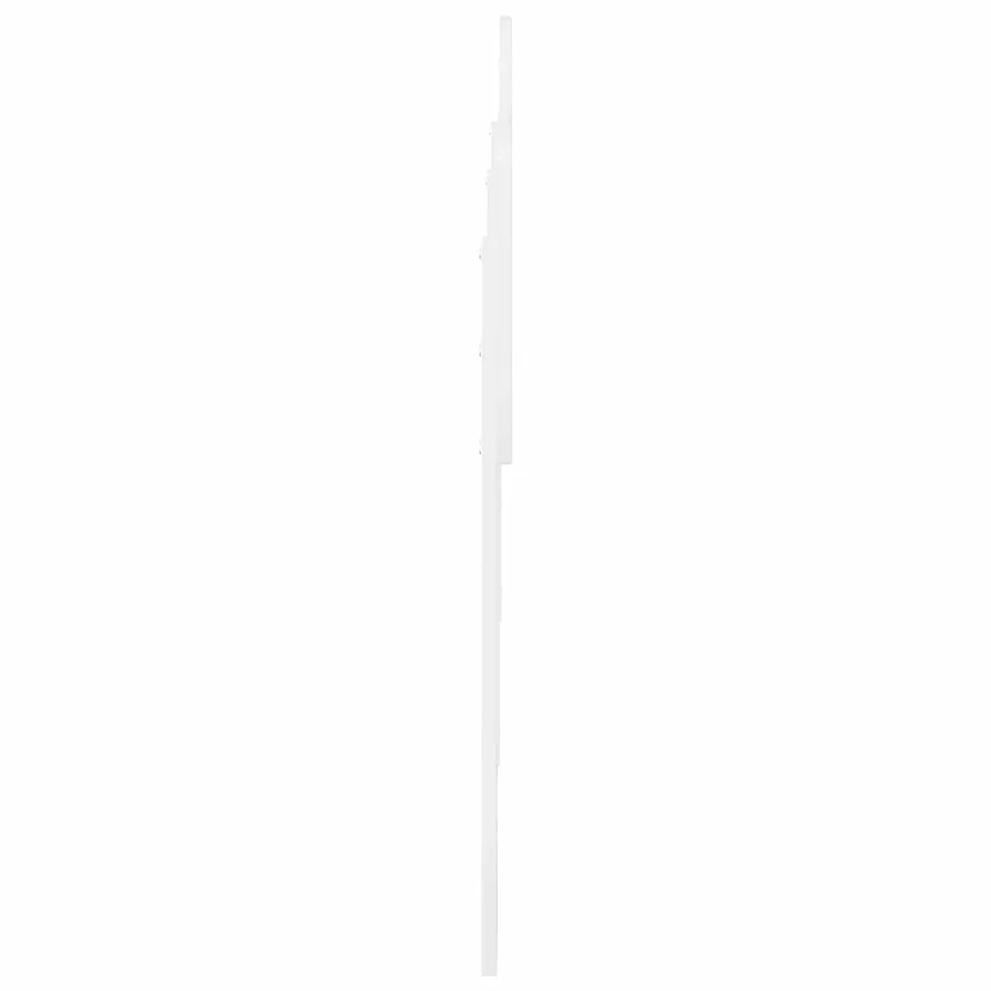 Tête de lit Blanc Brillant Bois d'ingénierie - 5