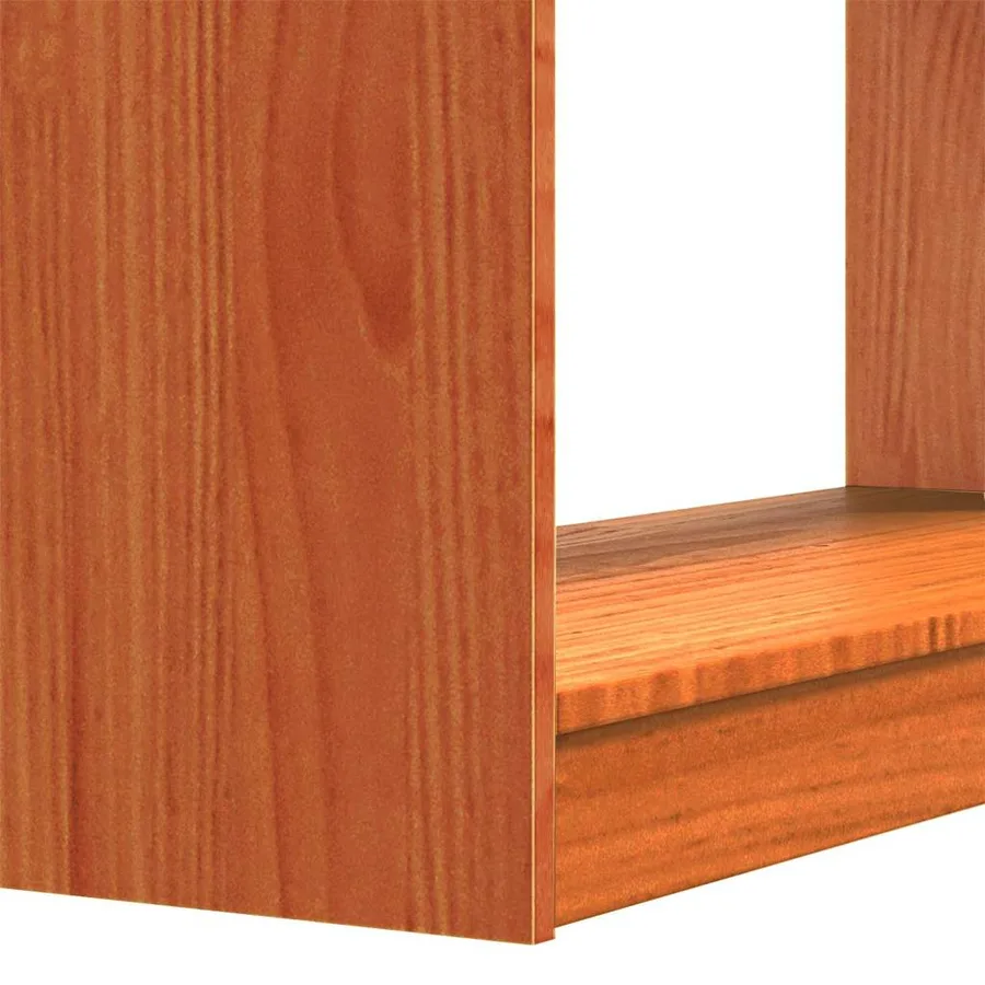 Bibliothèque Brun cire 80 x 30 x 167,5 cm Pin massif - 7