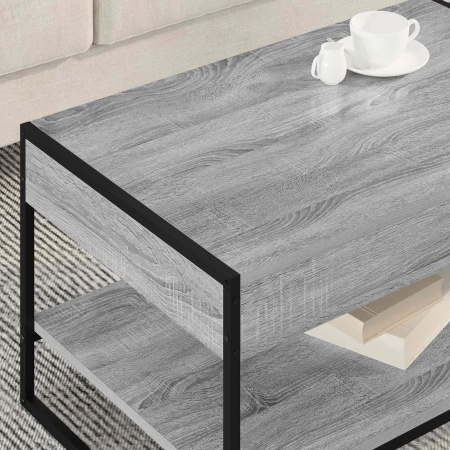 Table basse Gris Sonoma 80 x 50 x 40 cm Bois d'ingénierie - 4